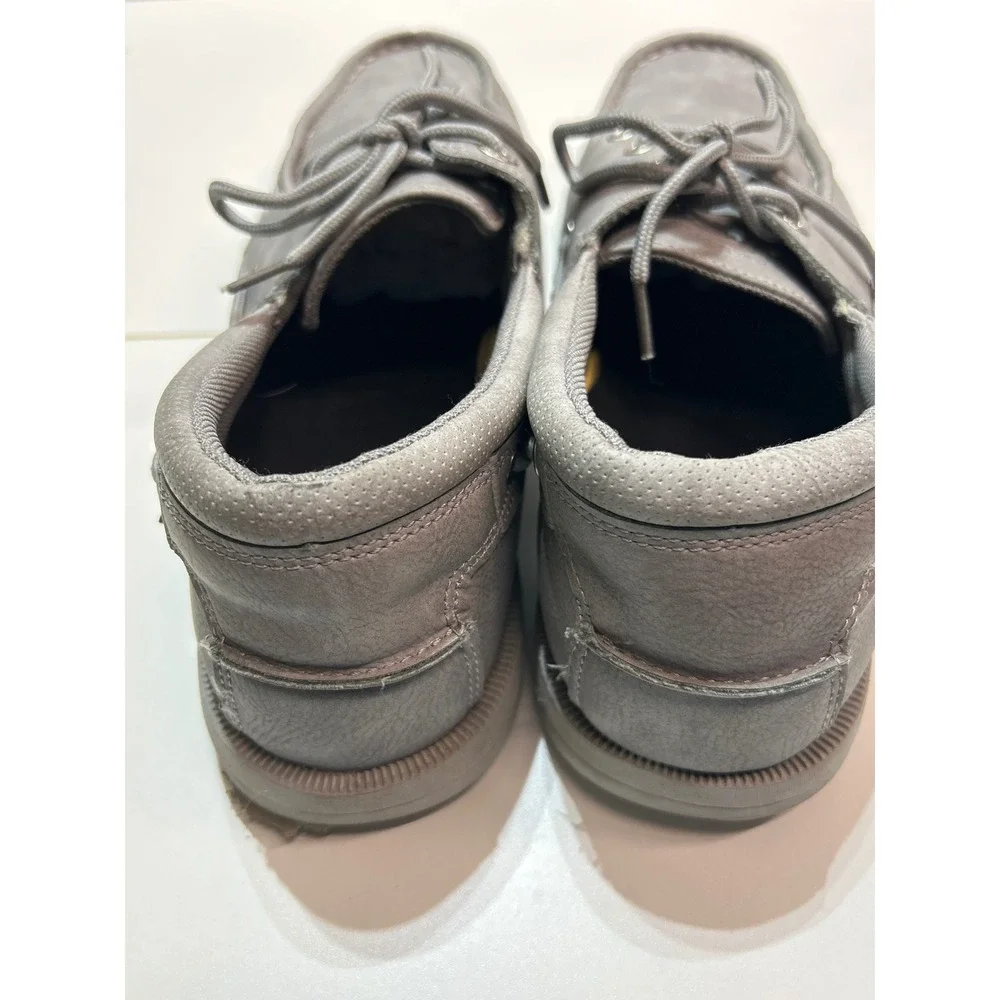 Bass Mens Boat‎ Shoes Lace Up Casual Comfort Loafers Gray Size US 10.5